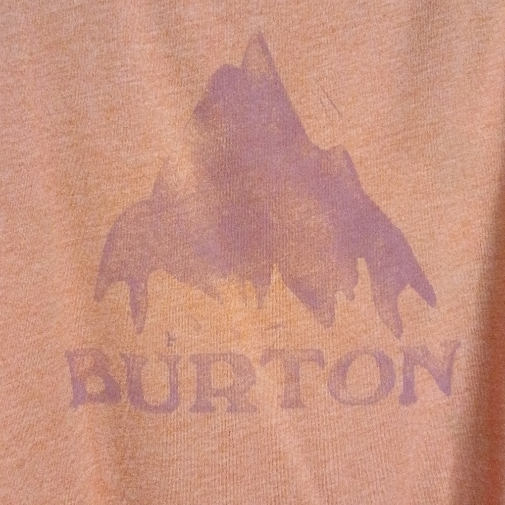 Burton Orange Graphic Print Mountain Dew Tank Size M - Picture 2 of 7